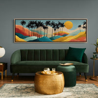 Sunset Over Painted Palms