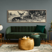 Resting Deer by the Riverbank