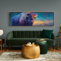 Bison in Painted Twilight