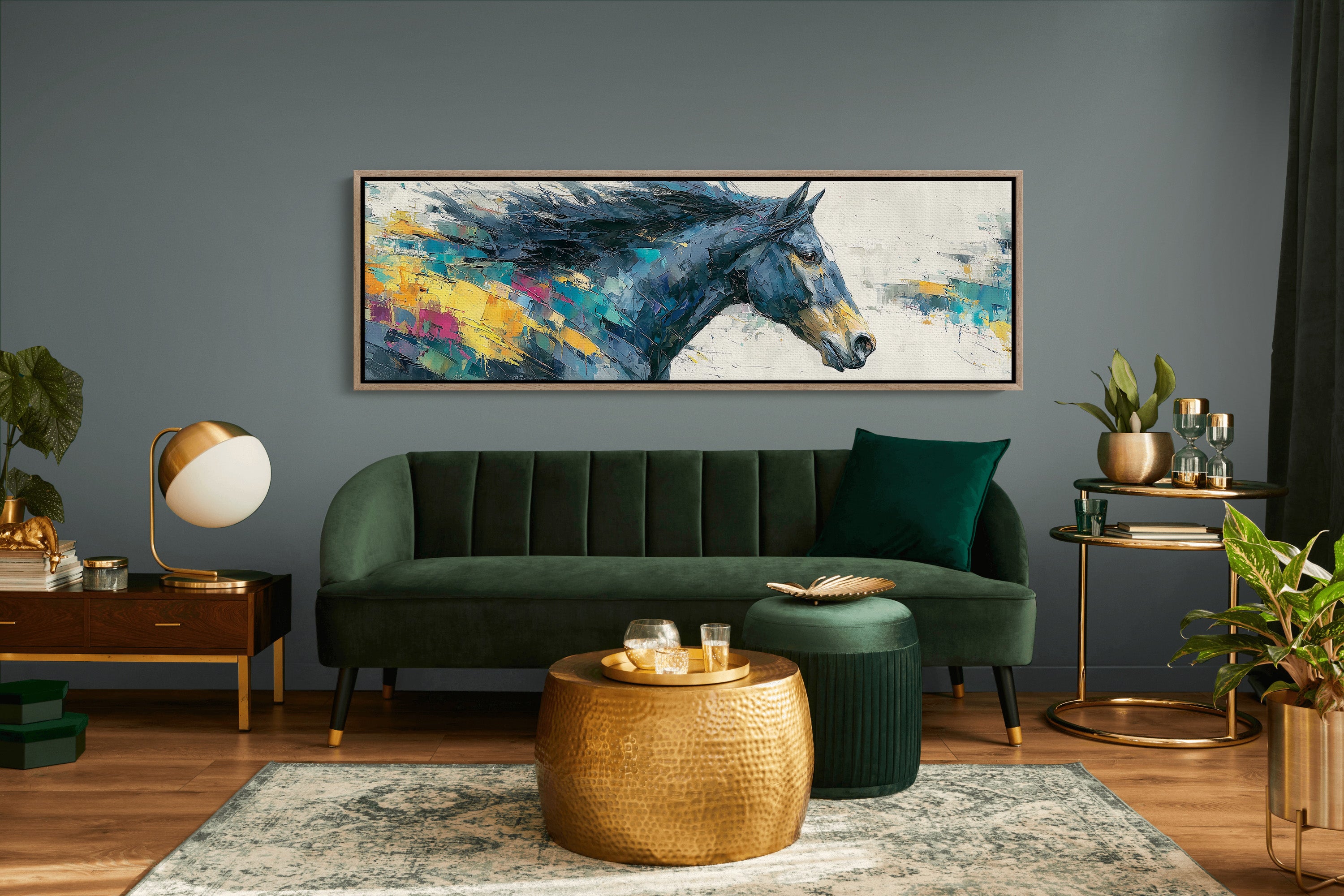 Wild Motion in Painted Color