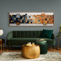 Rust and Charcoal Mosaic