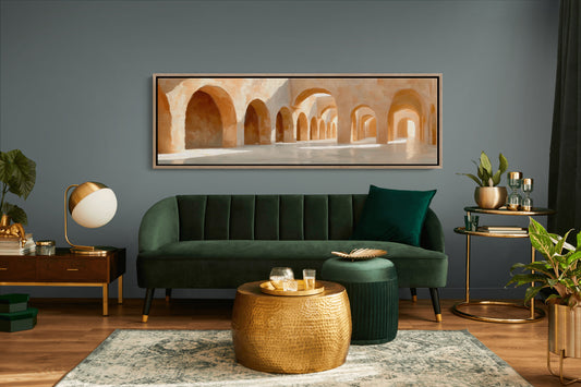 Sunlit Arches in Stillness