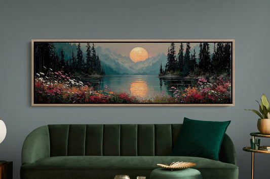 Moonlight Over the Wild Lake