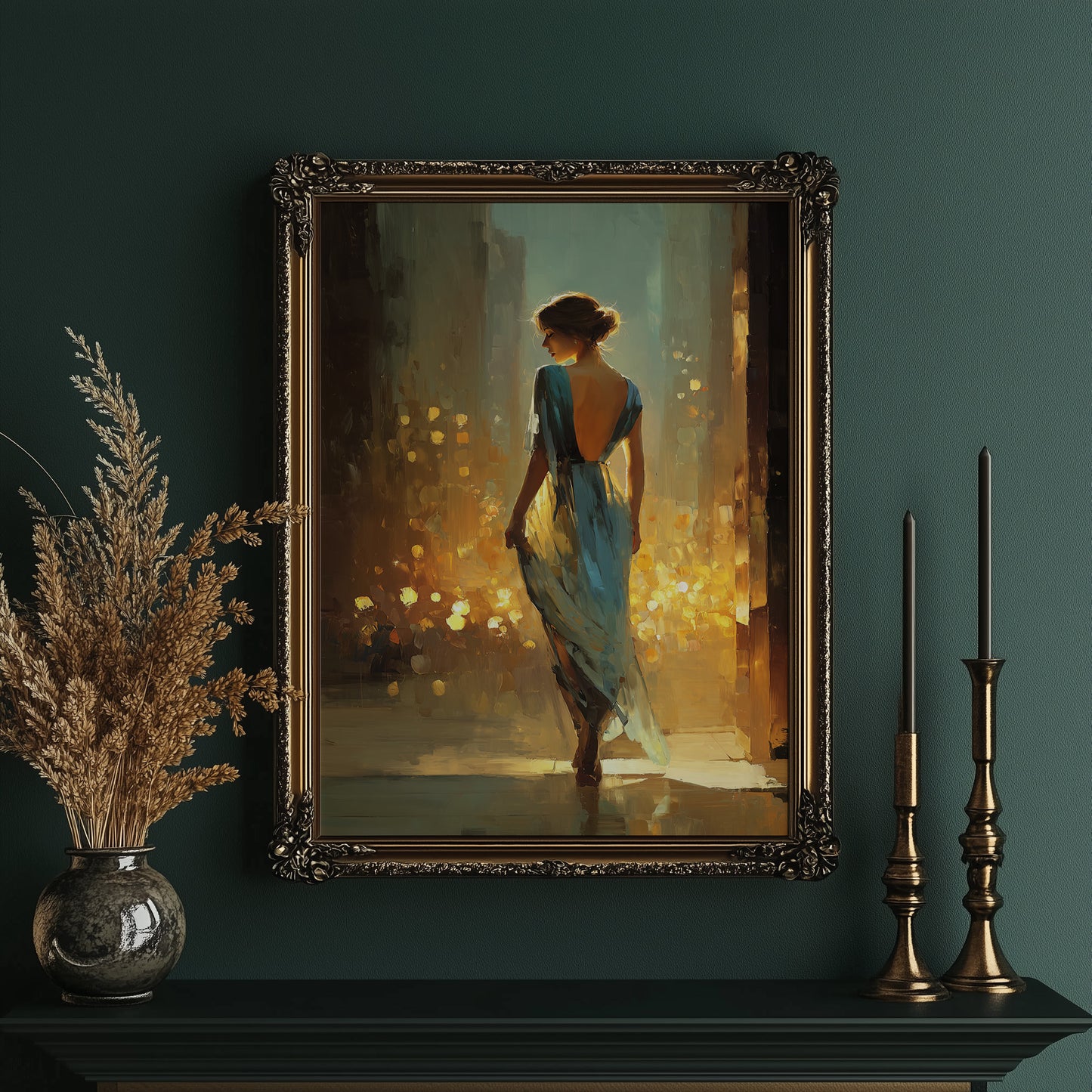 Golden Light at Her Back