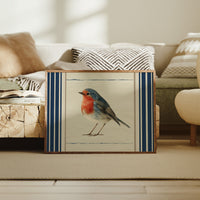 Robin Against the Linen Sky