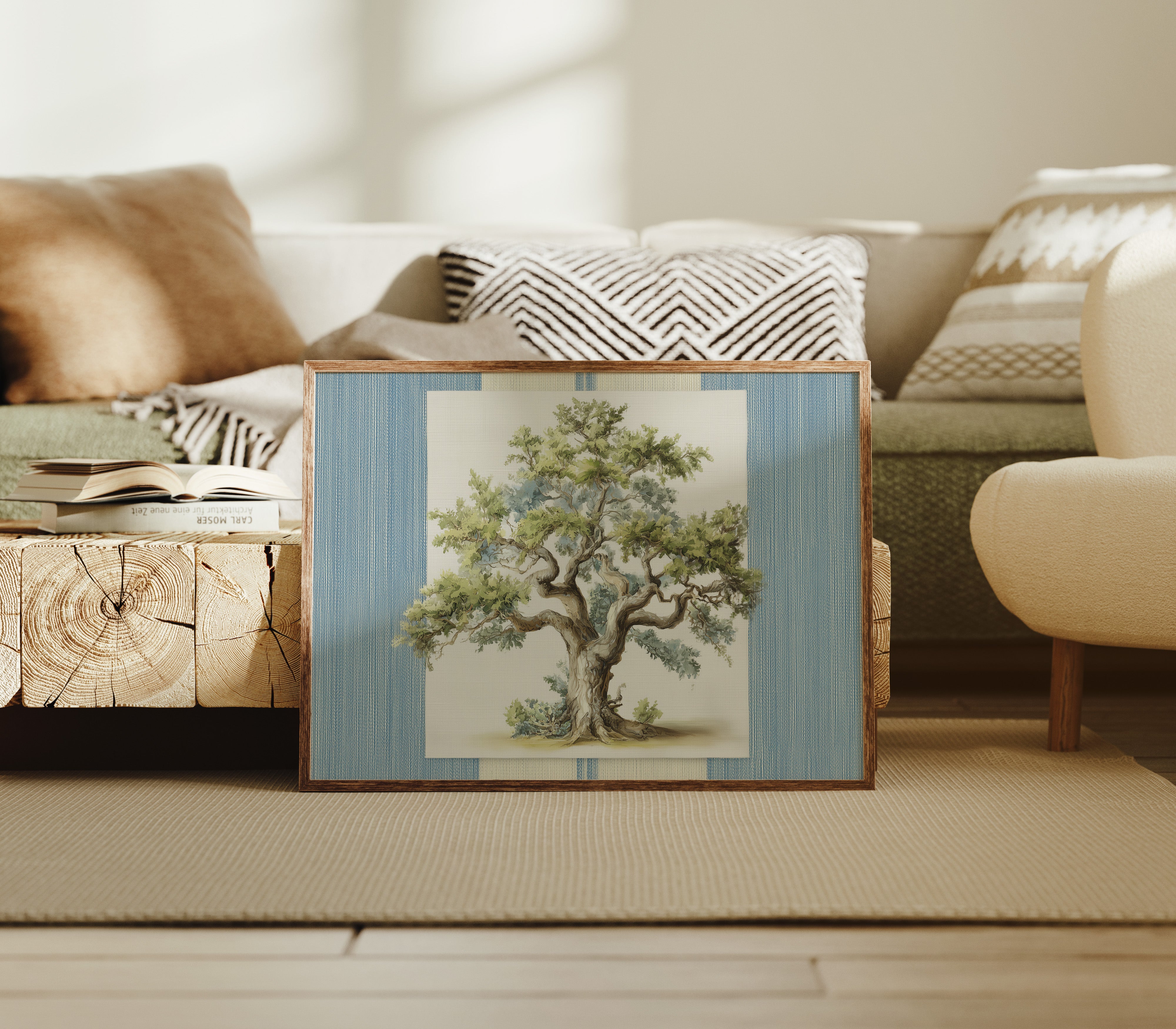 Weathered Olive Tree Study