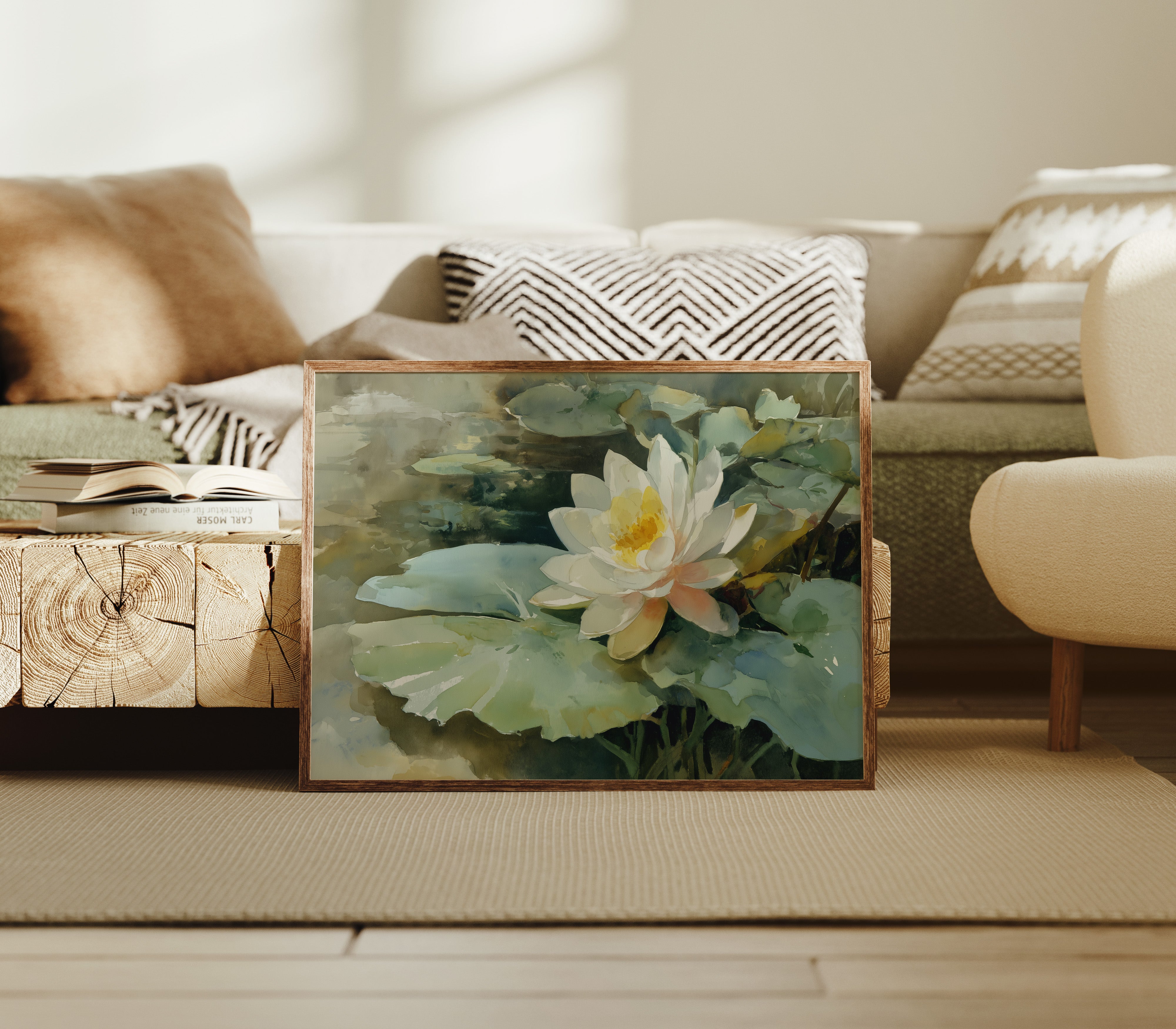 Stillness on the Lily Pond