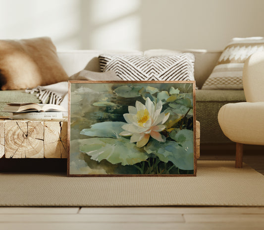 Stillness on the Lily Pond