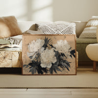 Ivory Petals in Quiet Contrast