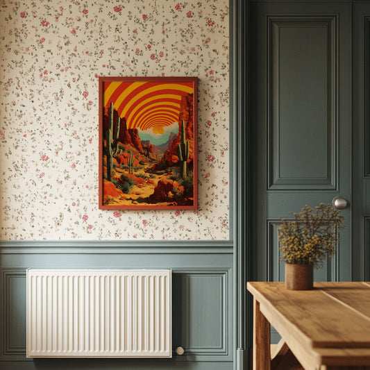 Sun Tunnel Over Red Canyon