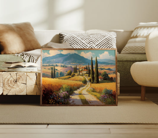 Golden Road to the Hillside Villa