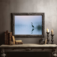 Stillness Before the Heron