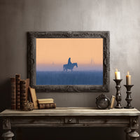 The Rider at Dawn's Edge