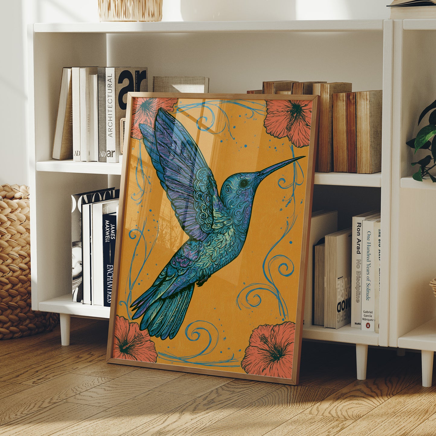 Hummingbird In Ornamental Bloom