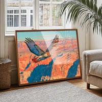 Red-Tail Over the Canyon