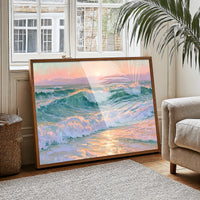 Waves, Pastel Sunrise