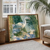 Heron, Marsh Reeds