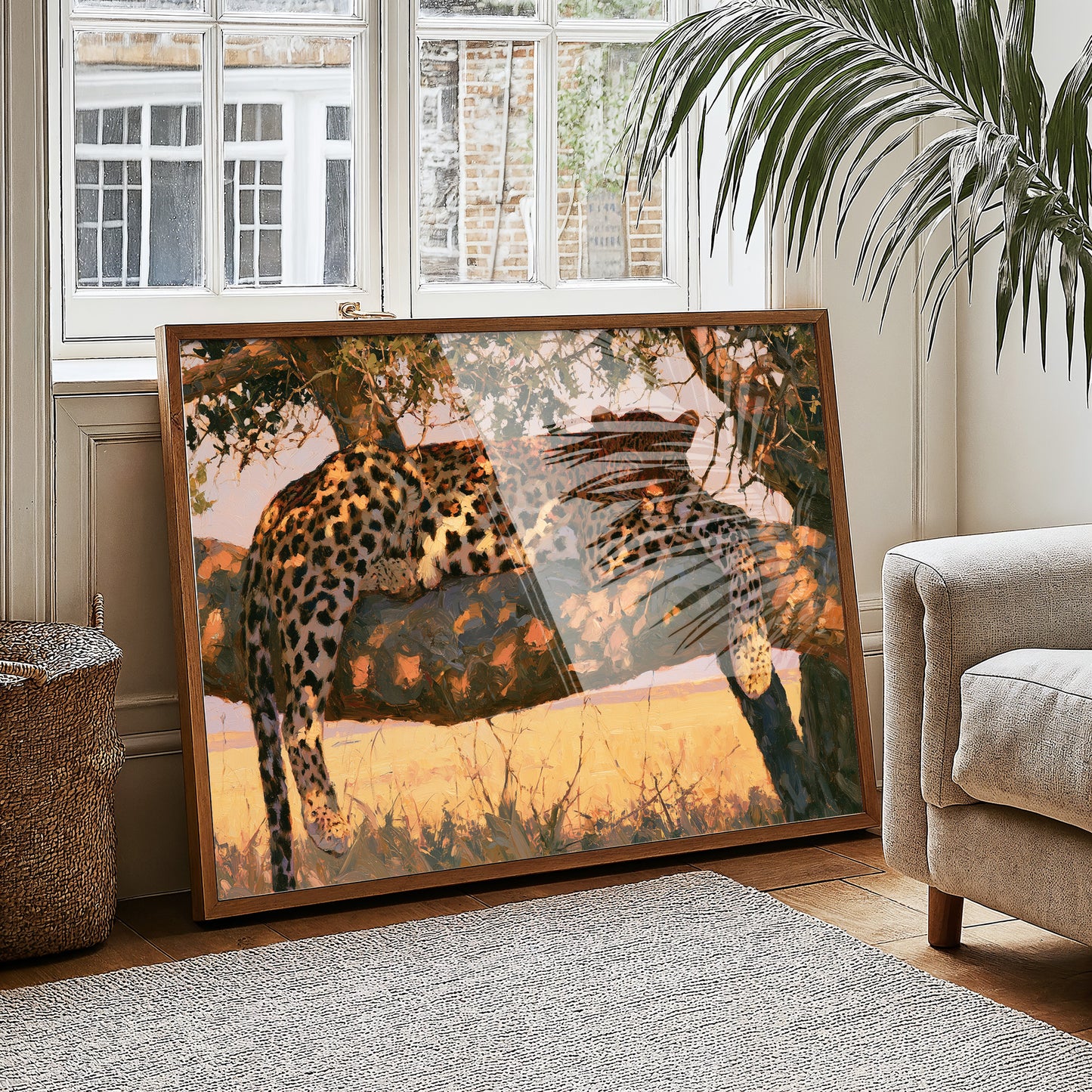 Leopard, Draped in Gold