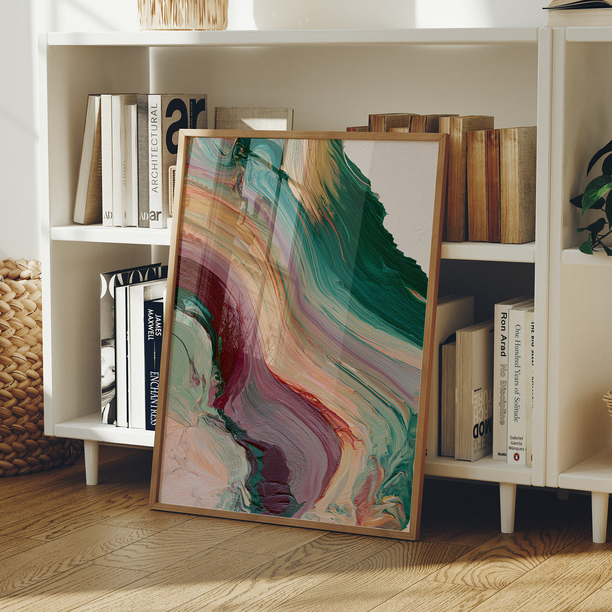 Emerald Wine Marbled Flow