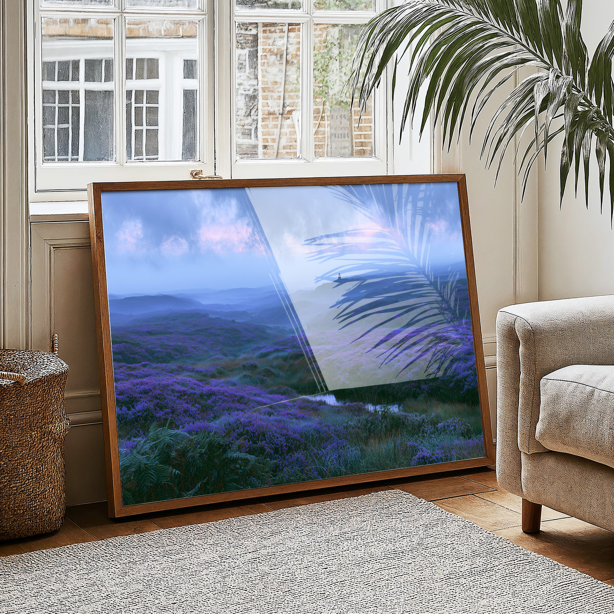 Twilight Falls Over the Heather