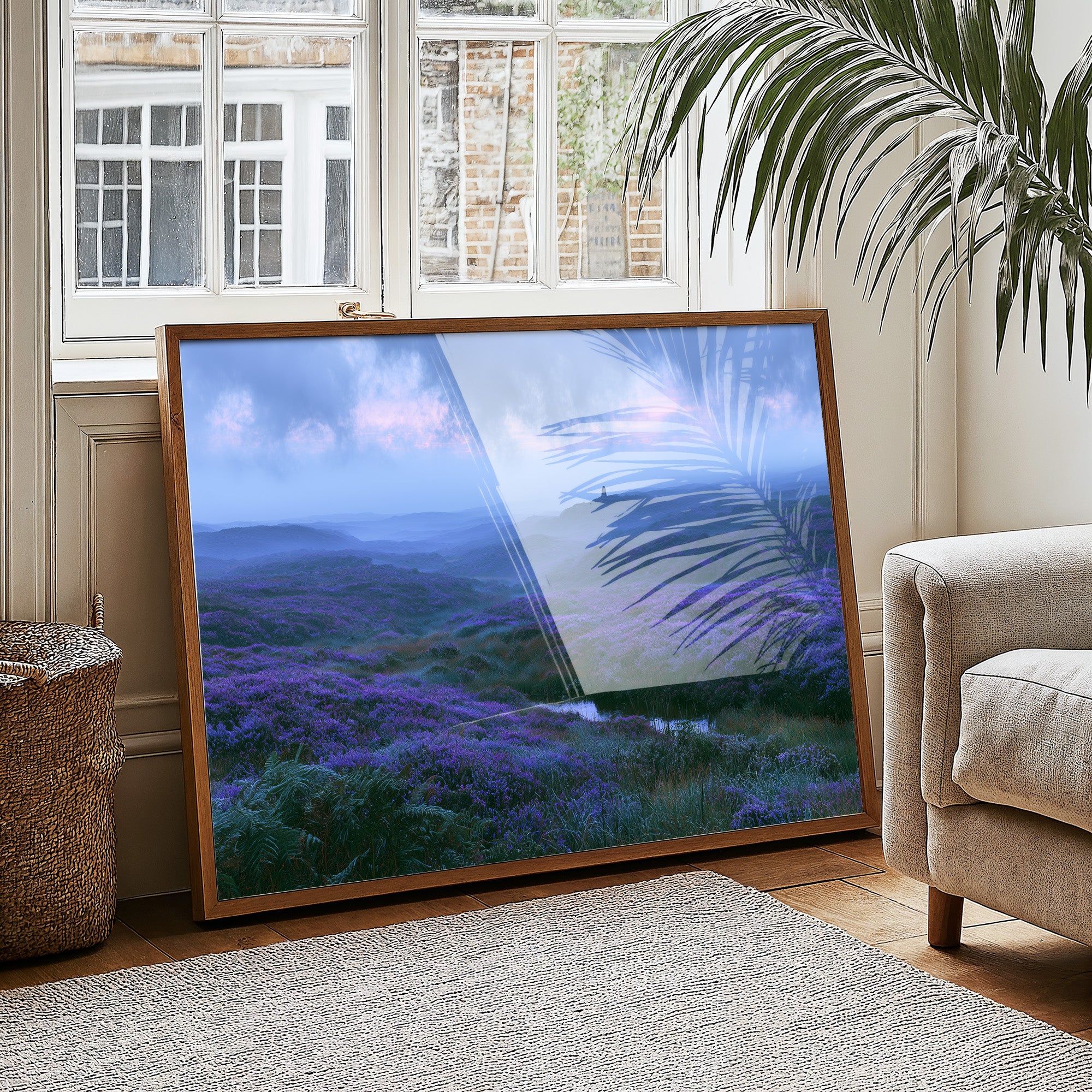Twilight Falls Over the Heather