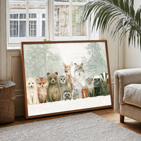 Woodland Friends Gather Round