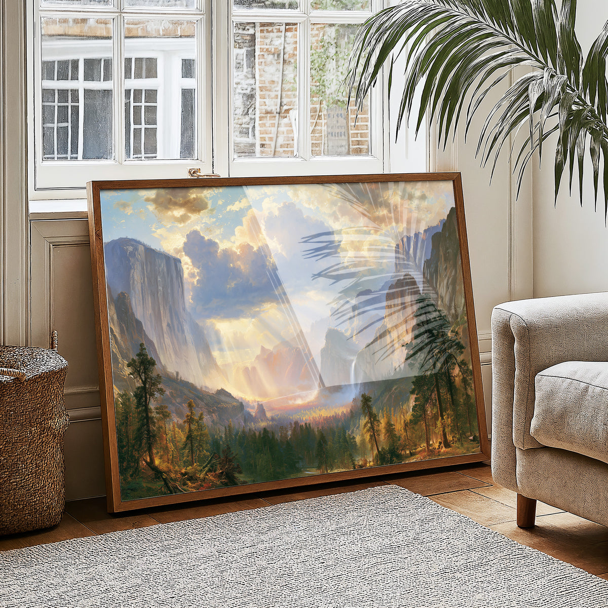 Divine Light Over the Valley