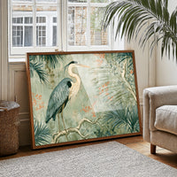Heron Among Coral Berries