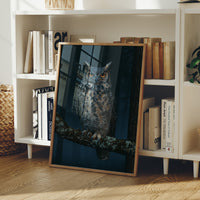 Great Horned Owl Night Portrait