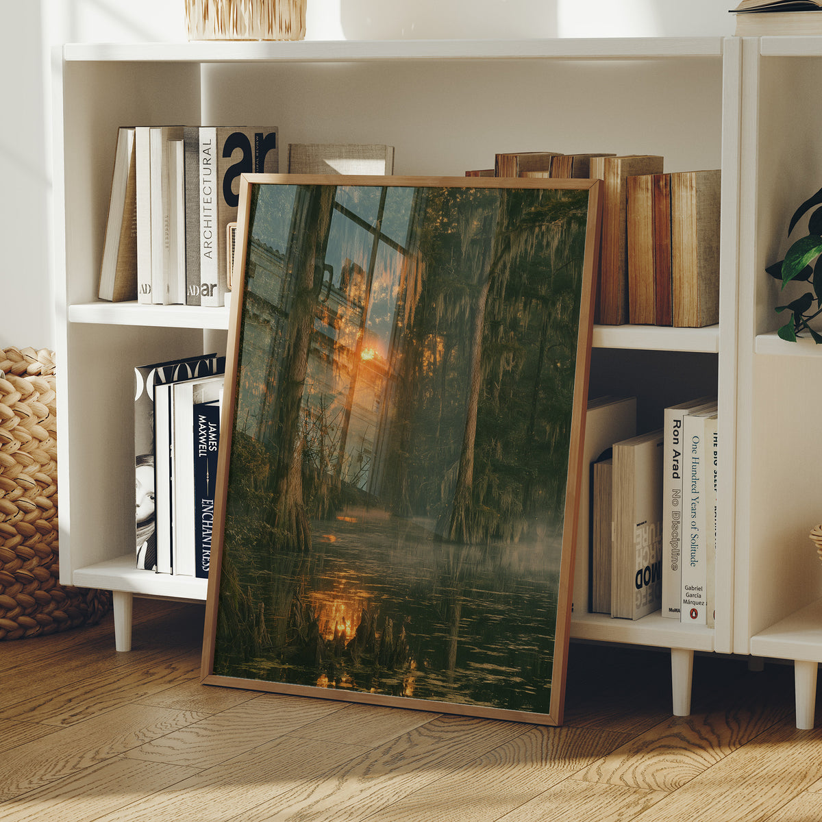 Cypress Bayou Sunset Glow