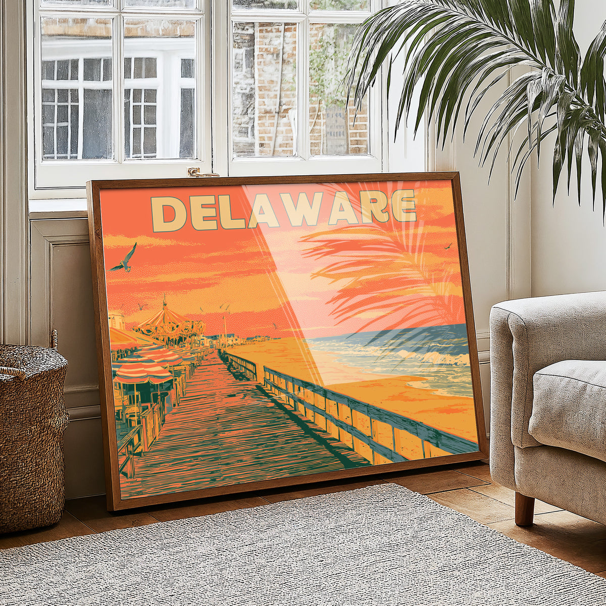 Delaware Boardwalk Sunset