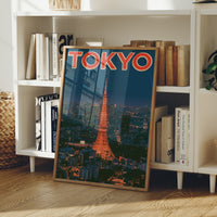 Tokyo Tower Twilight Skyline