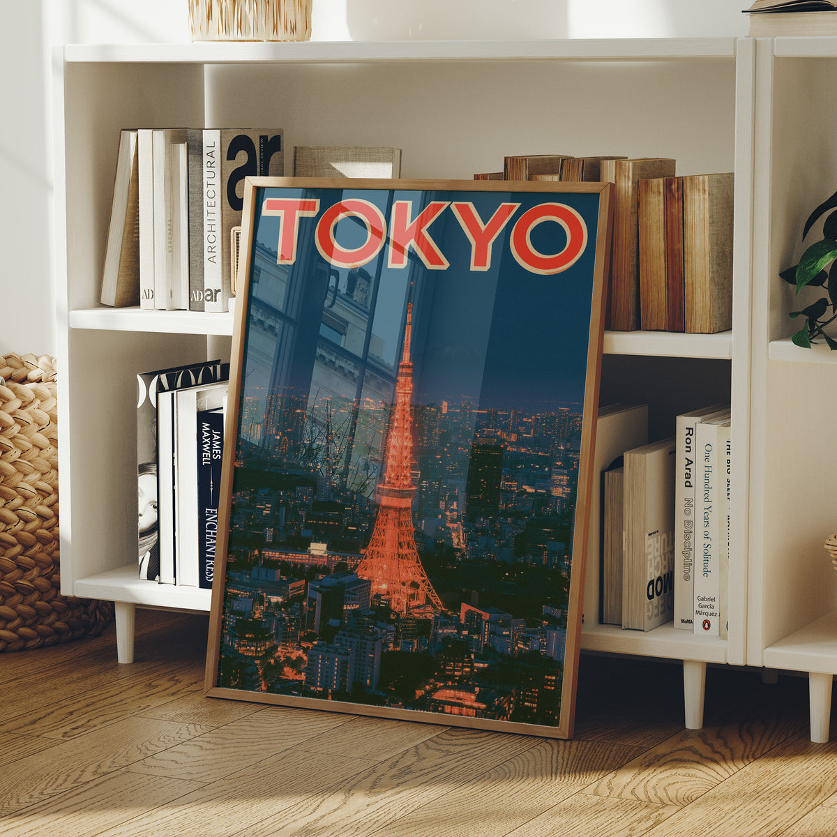 Tokyo Tower Twilight Skyline