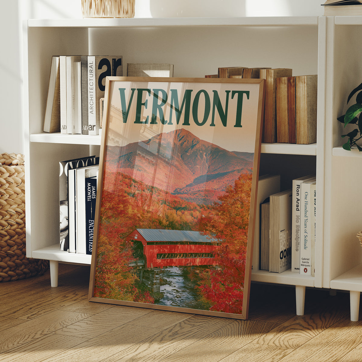 Vermont Covered Bridge Autumn