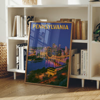Pittsburgh Skyline Night Incline
