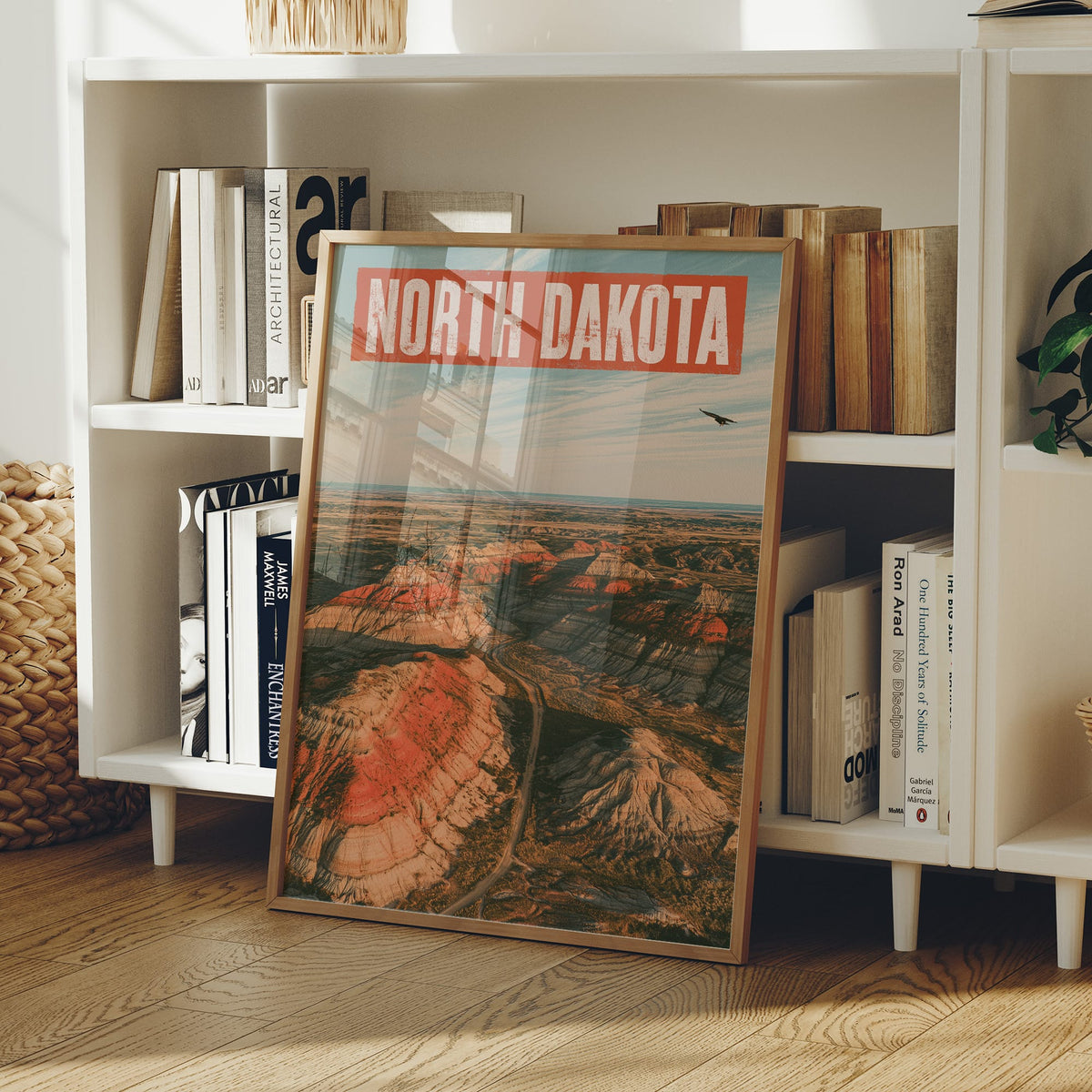 North Dakota Badlands Aerial