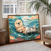 Floating Otter Shell Snack