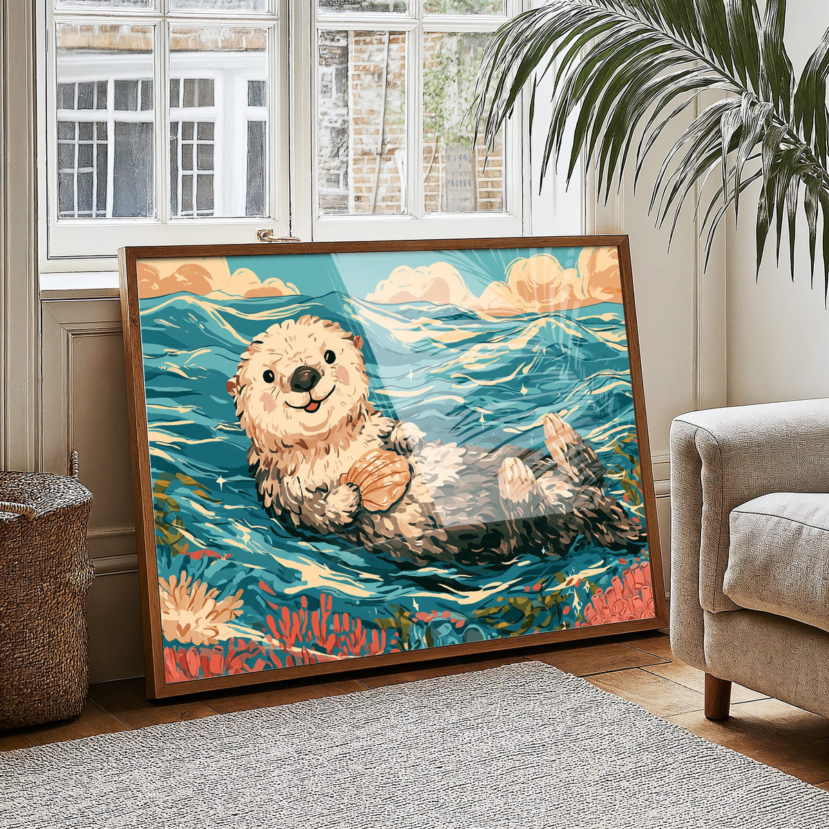 Floating Otter Shell Snack