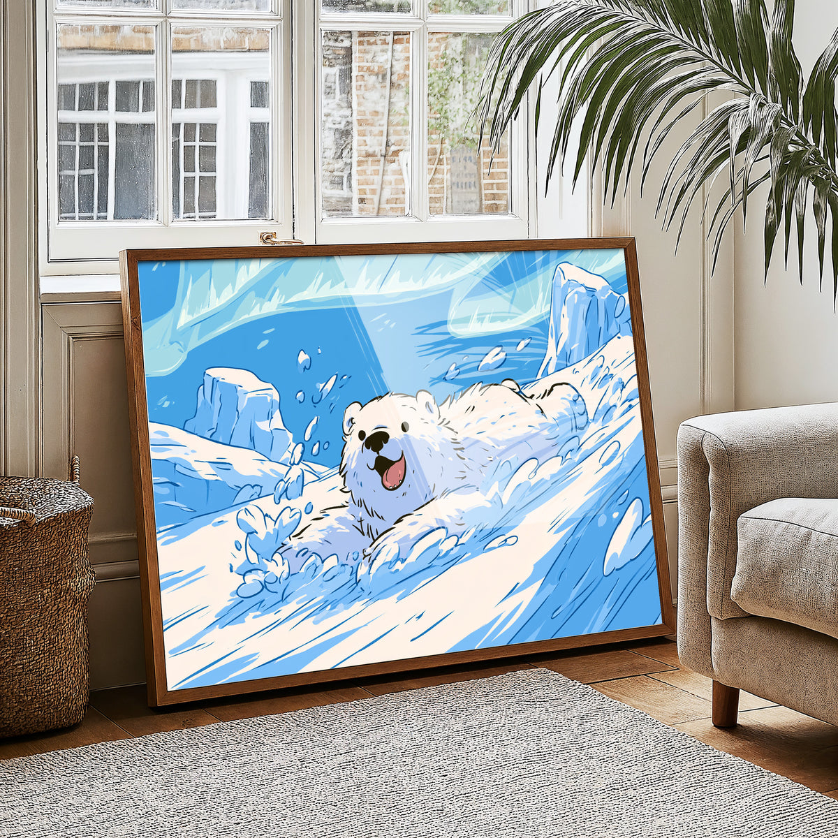 Polar Bear Underwater Grin