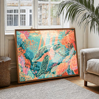 Sea Turtle Coral Reef Glide