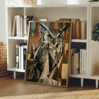 Cubist Great Horned Owl