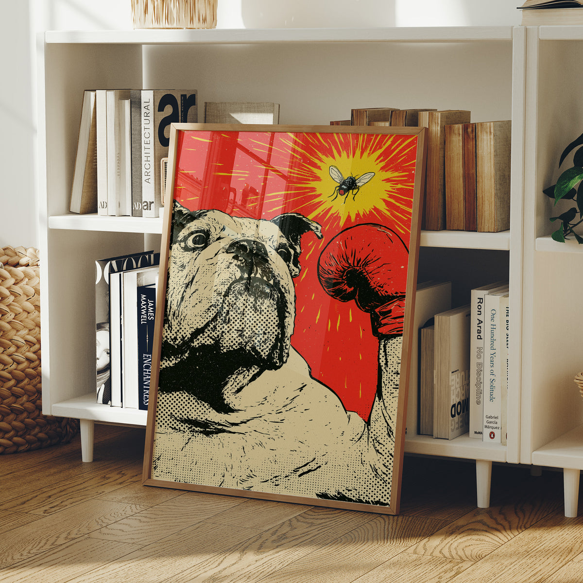 Bulldog Versus Fly Standoff