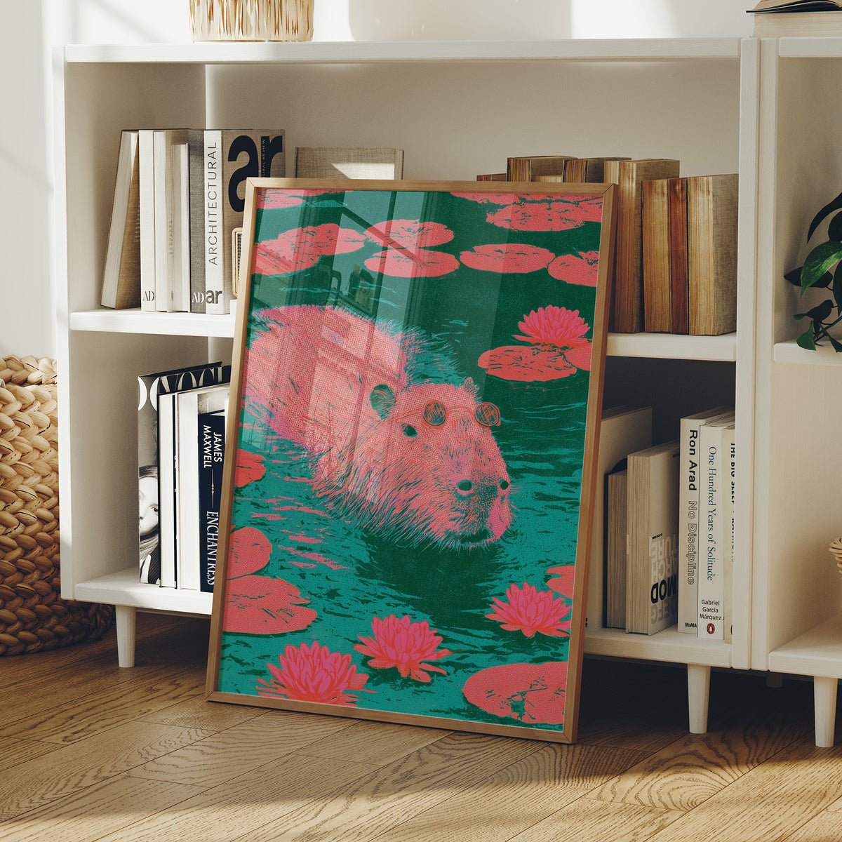 Capybara Lily Pond Chill