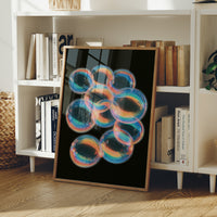 Iridescent Bubble Cluster Glow