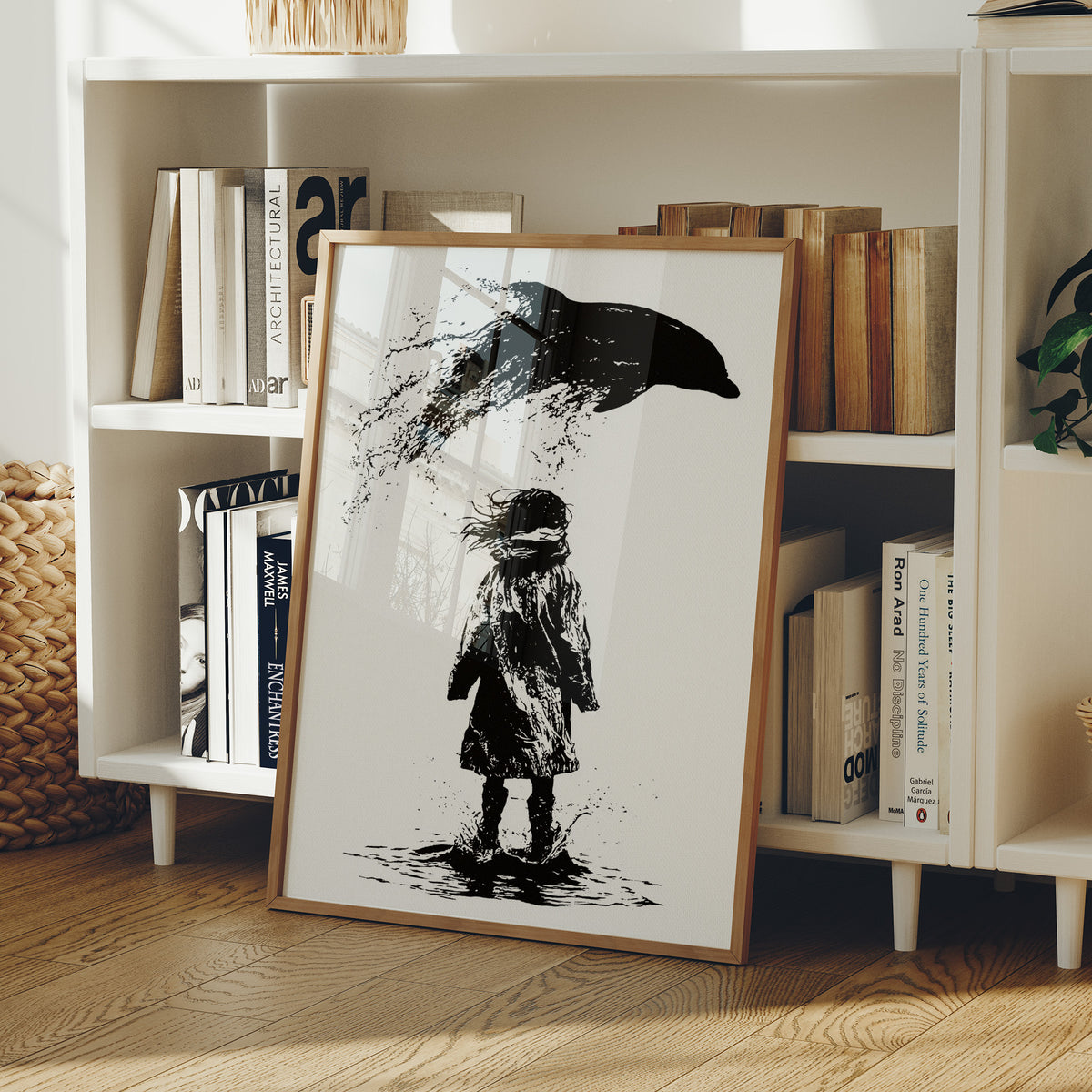 Ink Splash Dolphin Dream