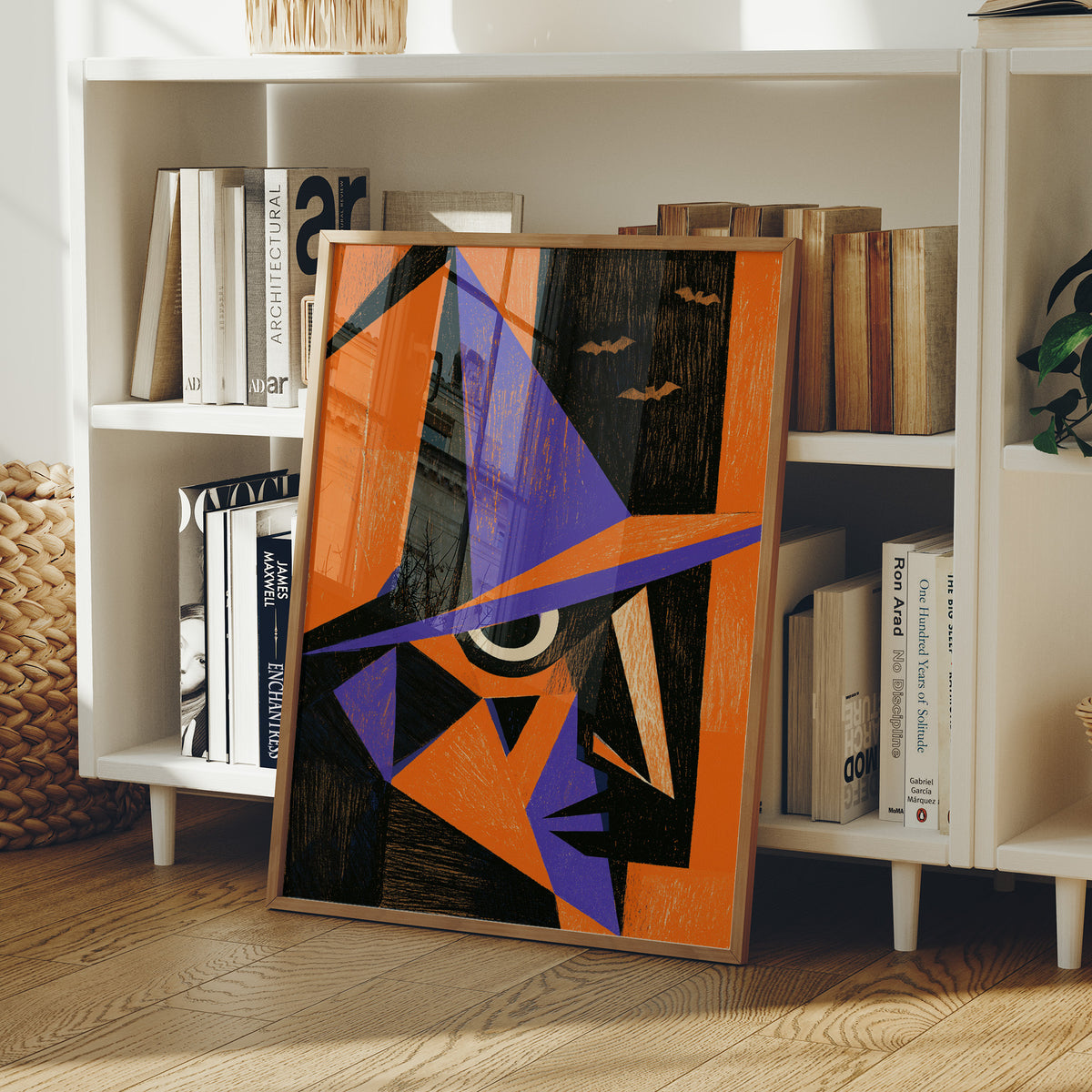 Cubist Witch Face Halloween