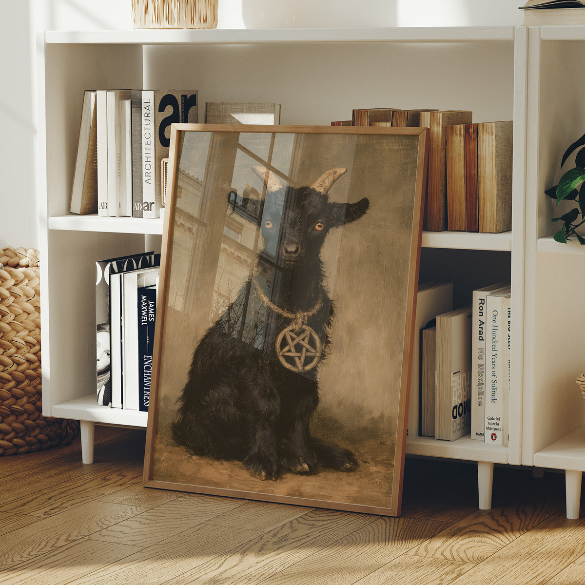 Occult Black Goat Portrait