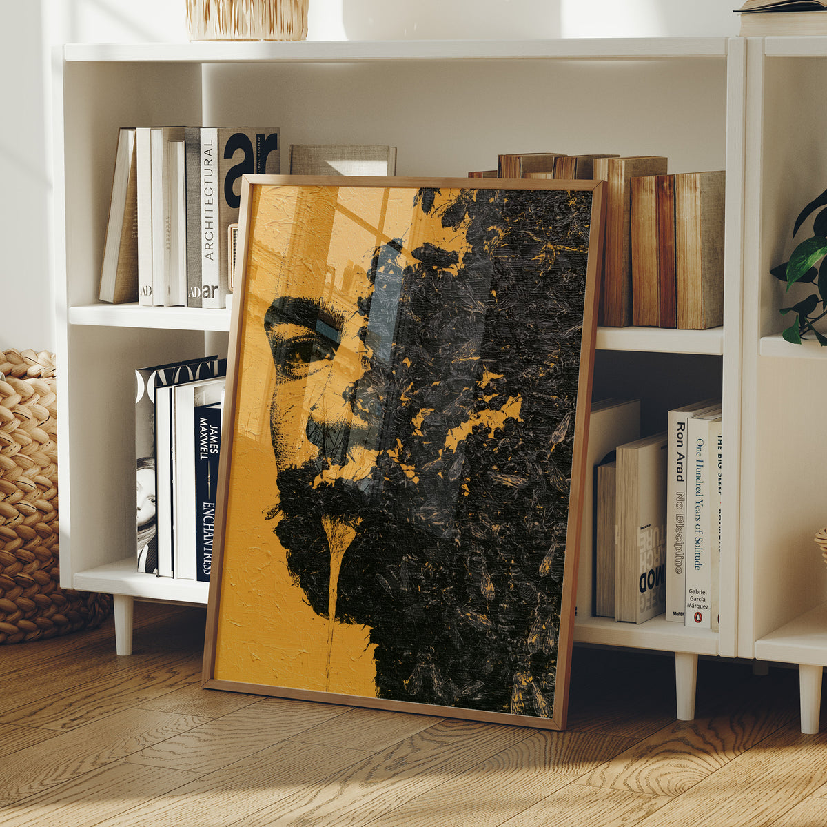 Amber Half Face Decay Art