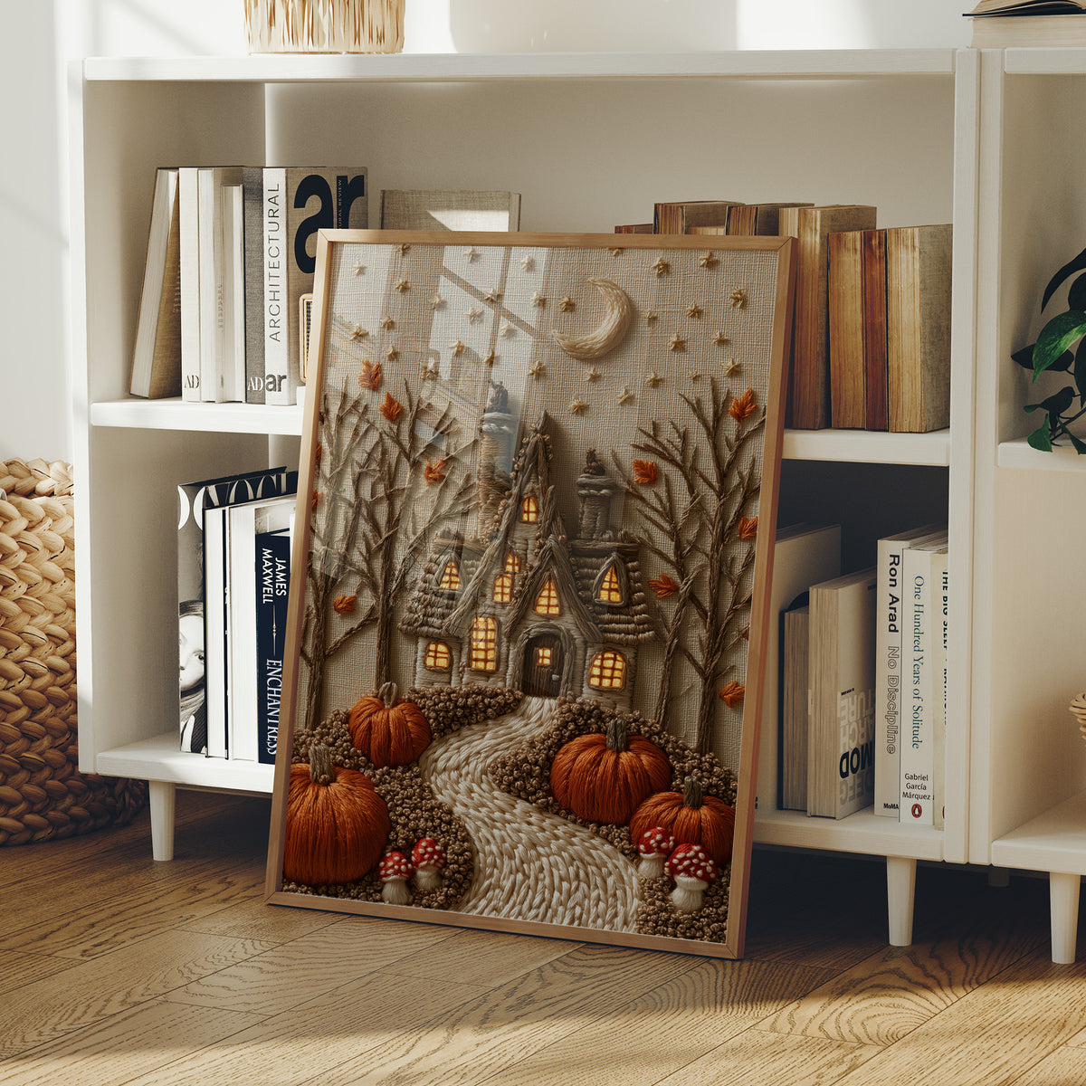 Stitched Cottage, Pumpkin Harvest