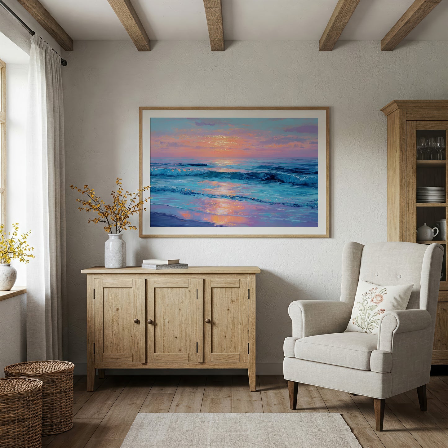 Light Pooling Where the Waves Rest